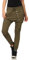 Malito – Damen Jogginhose Baggy aus Baumwolle – Sweathose mit elastischem Bund – Low-Waist Haremshose – Sweatpants Pumphose 8023 (Dunkelgrün)