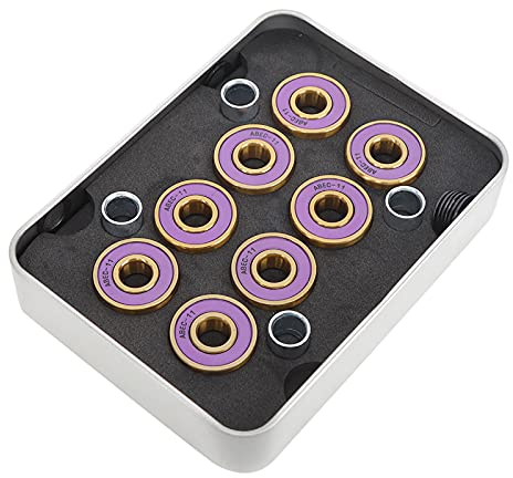 Skateboard Kugellage, 8 Stück Skateboard Lager Rollschuh Radlager Skateboard Longboard Seal Kugellager für Skateboards