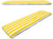 VIGIVISION Cojín Tumbona. Colchóneta para Tumbona Medidas 180x55X8cm. Amarillo