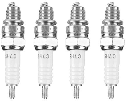 NGK D8EA Zündkerze Zündkerze Kompatibel mit CB 750 KFA 400F 350F M ATV (4er Pack)