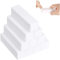 Yicare Lot de 10 Bloc Polissoir Ongles Blancs Lime à Ongles éponge Tampon à Ongles Meulage des Ongles Nail Art Tip Outils