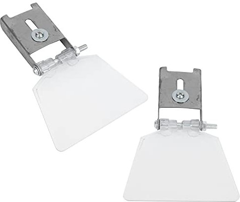 2Pcs Bench Grinder Eyeshield, 304 Stainless Steel Case Shield Attachment Accessories, Shield Angle Grinder Safety Cover Grinder Wheel, Double Bench Grinder for Bench Type 125/150/200/250 Grinders