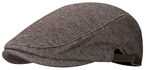 Gisdanchz Schirmmütze Unisex mit Seitlichem Druckknopf für Den Herbst, Chemiefaser, Verstellbare Passform