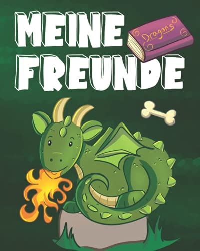 Meine Freunde: Drachen Freundebuch für die Schule, Jungen ab 6
