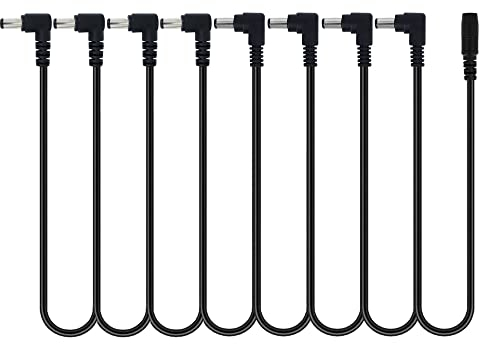 1 to 8 Way Daisy Chain Cable Guitar Effect Pedal Power Supply