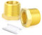 ERGAOBOY 2 pezzi 1/2 BSP femmina a 1 BSP maschio ottone riduttore boccola esagonale raccordo per tubi filettato