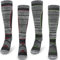 ouhos Merino Wool Thermal Ski Socks Mens 6-12 Long Knee High Warm Hiking Walking Sports Socks for Men Thick Cushioned Anti Blister Winter Outdoor Work Athletic Socks 2 Pairs