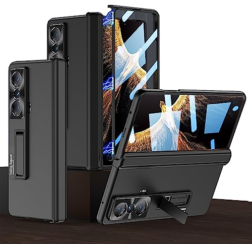 COQUE Étui pour Honor Magic Vs 5G, Film de Protection Intégrée Pliante à Charnière Tout Compris,Housse de Téléphone Pliante pour Honor Magic Vs-Le Noir