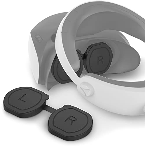 Lens Cover Kompatibel mit PSVR2 Zubehör,Silikon Objektivschutzkappe für PS VR2,Waschbare Linsen Schutzhülle kompatibel mit PlayStation VR 2,Staubdicht und Kratzfest VR Lens Cover Kompatibel für PSVR 2