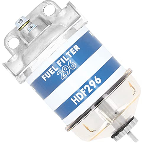Kraftstofffilter Kraftstofffilterbaugruppe 7111-296 für Massey Ferguson 133 135 140 145 165 168 175 178 Kraftstofffilterbaugruppe Dieselkraftstofffilterbaugruppe