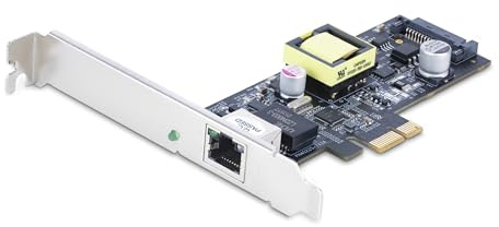 StarTech 1-Port 2.5Gbit/s NBASE-T PoE, Intel I225-V (PR12GIP-NETWORK-CARD) | PoE+ 802.3at, Multi-Gigabit NIC, PCIe LAN-Karte, SATA-betrieben, Netzwerkadapter