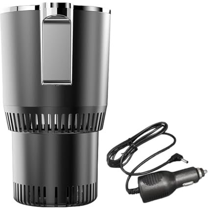 Rrlihjgu Refroidisseur de Tasse de Voiture, Chauffe-café de Voiture - Refroidisseur de Porte-Bouteille d'eau 2 en 1 pour Voitures - Porte-Bouteille d'eau, Porte-Boisson de Voiture, extenseur de Tasse