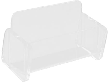 Acryl-Visitenkartenständer, Visitenkartenhalter für Schreibtisch, Visitenkartenhalter, Acryl-Tisch-Etikettenständer, großes Fassungsvermögen, Design für Ausstellung, Zuhause, Konferenzraum,