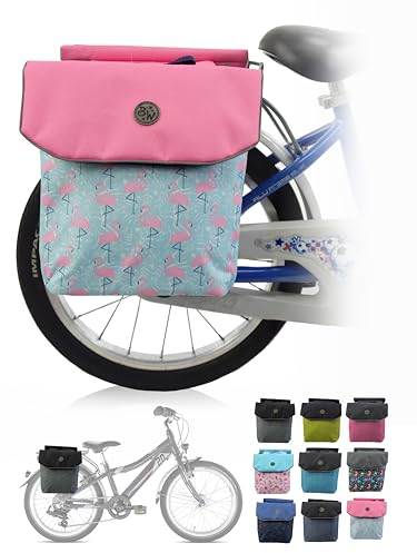 BambiniWelt by Rafael K. Gepäcktasche – Wasserabweisende Gepäckträgertasche für Kinderfahrrad 18–24 Zoll – für alle PUKY und WOOM Räder – robuste Fahrradtasche Modell 25 (M2)