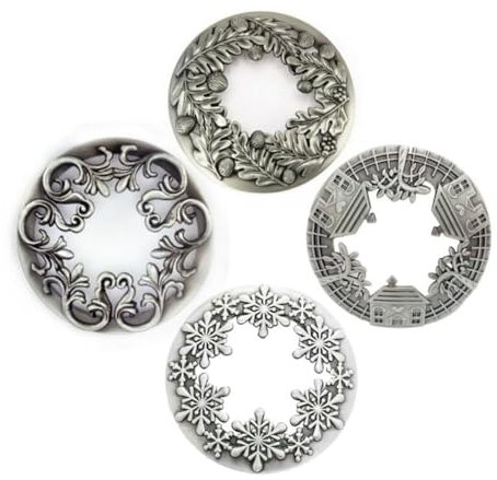 MUXSAM Kerzendeckel Kerzen im Glas Kerzendeckel aus Metall, hilft Kerzengläsern gleichmäßig zu Brennen, Kerzenaccessoire, Kerzenaufsatz Illuma-Deckel für Yankee Jar Candle, 4 Stück,Silber