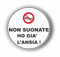 AMA SHOP Adesivo Sagomato divertente Non suonate ho già l' ansia |Sticker per Casco,Moto, Camper,Barca | autoTuning |