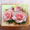 fghgbf Rosa Rosen 5D Diamond Painting Set Diamond Painting Bastelset Square Drill für Erwachsene Diamant Malerei für Wohnzimmer und Schlafzimmer Wanddeko 60x90cm