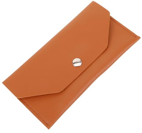 SHINEOFI Geldbörse Mit Geldumschlag Geldbörse Für Männer Handytasche Schicke Handtasche Multifunktionale Tragbare Kartentasche Leichtes Portemonnaie Hand Pu Brown