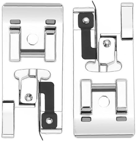 Lot de 2 pieds presseurs pour surjeteuse à tige basse, compatibles avec toutes les machines à coudre Singer