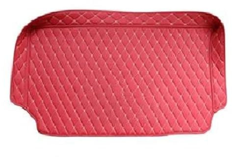 Auto Kofferraummatte Kofferraummatte Innen Anti-Schmutz-Pad Innenzubehör Für Mercedes Für Smart Für Fortwo 451 Kofferraum Schutzmatte(Rot)