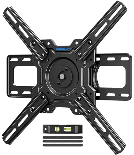 MOUNTUP MU0089 Support mural ultra-fin et rotatif pour téléviseur Samsung The Frame/Neo QLED 8K/Neo QLED 4K Series, support TV 90 degrés paysage à portrait, VESA max 400 x 400 mm, peut supporter