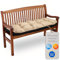 Amazinggirl Bankauflage Sitzkissen Outdoor Hollywoodschaukel Kissen 100 x 50 cm - Sitzpolster Bank Polster für Sitzbank Gartenbank und Paletten Bankkissen Indoor und Outdoorkissen Beige
