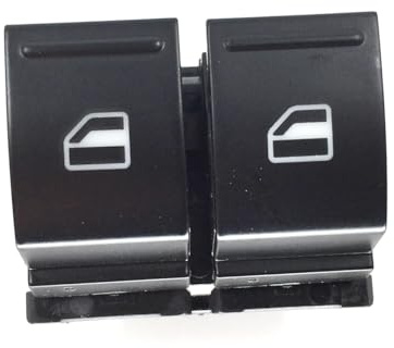 Hajus 9191161 Fensterheberschalter Schalter Fensterheber Vorne Links 1K3959857C kompatibel mit Seat Altea Ibiza IV Leon Toledo III VW Amarok Caddy III IV EOS Golf V VI Passat Polo T6