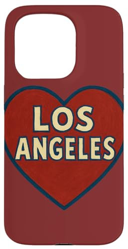 Abbildung aus Los Angeles, Kalifornien Hülle für iPhone 15 Pro