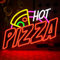 OYCGZV Pizza Neon Schild Lebensmittel Led Neonschild Wand Pizzerien Neon Sign USB Led Schild für Pizzeria Lebensmittel-LKWs Geschäft Küche Bar Restaurant Zuhause Party Fenster Dekoration