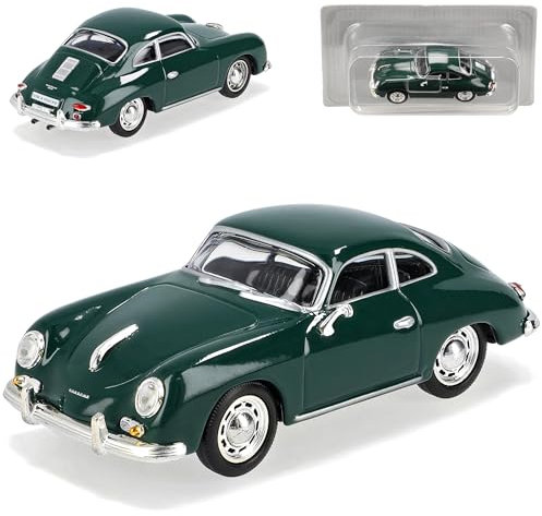 Porsche 356a 356 A Carrera Coupe GrÜn 1/43 De Agostini Modellauto Modell Auto Sonderangebot