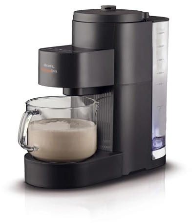 Ariete 650 My Veggie Drink, máquina para bebidas vegetales, capacidad 0,4 l – 1,5 l, 1200 W, 6 programas, 15 min de preparación, negro