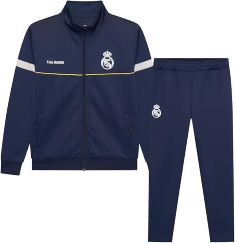Real Madrid Trainingsanzug Blau für Kinder - Größe 116 bis 164 Kinderanzug - Offizielles Produkt