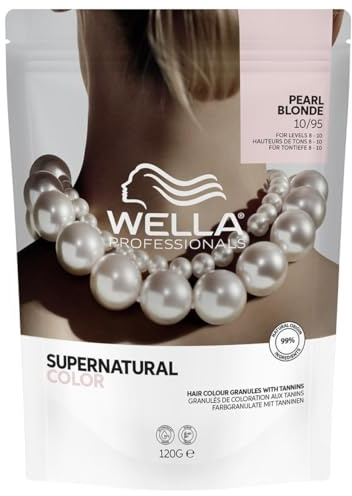 Wella Supernatural Color 10/95 Pearl Blonde 120 g | Professionelle Tönung mit natürlichem Effekt, sanfte Abdeckung und helle Reflexionen, natürliches und gleichmäßiges Ergebnis