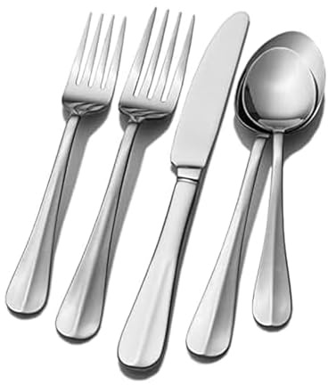 Pfaltzgraff Simplicity 53-Piece 18/0 Stainless Steel Flatware Set