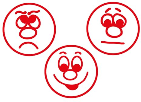 TimeTEX Set Siebdruck-Stempel Perpetuum, 3 Gesichter, Lehrerstempel