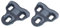 BBB Pedalplatten MultiClip BPD-04F, schwarz, 0°