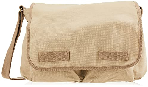 Rapid Dominance Rapiddominance Klassische Militär-Kuriertasche, Herren, khaki, 19 W x 14.5 H x 7 D