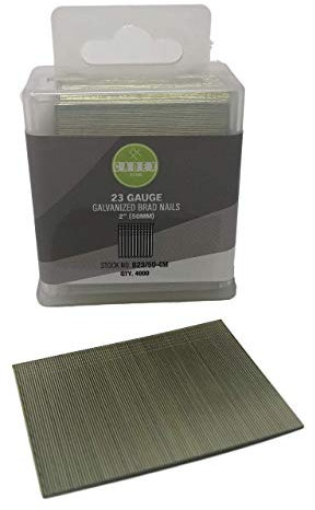 Cadex B23/50-4M 23-Gauge Brad Galvanized Brad Nails with 4000 Fasteners Per Box, 50mm