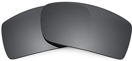 Revant Lentes de Repuesto Compatibles con Gafas de Sol Oakley Gascan, Polarizados, Negro Cromado MirrorShield..