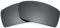 Revant Lentes de Repuesto Compatibles con Gafas de Sol Oakley Gascan, Polarizados, Negro Cromado MirrorShield..