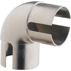 Rothley Handrail 90 Degree Elbow - Brushed Nickel Finish Internal fit x 1