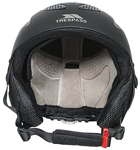 Trespass - Schutzhelm für Ski- und Schneesport, Modell Burlin für Erwachsene (L) (schwarz)