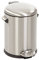 EKO Belle Deluxe Step Bin 5L, Metal, Matt S/S, 27.2 x 23.7 x 30 cm