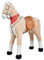 Pink Papaya Plüschpferd XXL 105cm - Sternchen, das riesige Pferd zum Reiten, EIN tolles Stehpferd , bis 100kg, Spielpferd zum Draufsitzen inkl. Kleiner Bürste - EIN Kindertraum für Mädchen!