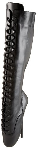 Pleaser Ballet 2020 Stivali classici da donna, Pelle nera., 43 EU