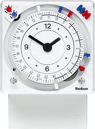 Theben 2890033 Interruttore orario analogico con programma giornaliero 289 G 72X72