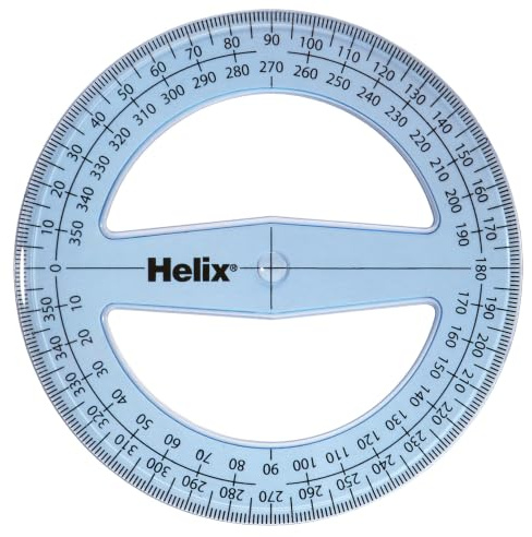 Helix H03040 - Goniometro 360°, 10 cm, confezione da 50