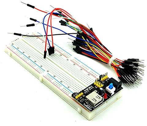 MB102 Power Module 3.3 V / 5 V + MB-102 BreadBoard 830 Points PCB + 65 Pieces Jumper Cable