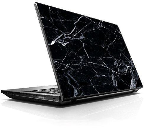 15 15.6 inch Laptop Notebook Skin Vinyl Sticker Cover Decal Fits 13.3 14 15.6 16 HP Lenovo Apple Mac Dell Compaq Asus Acer / Black Marble Granite White