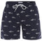 MaaMgic Badehose für Herren Jungen Badeshorts für Männer Schnelltrocknend Surfen Strandhose Surf Shorts mit Mash-Innenfutter MEHRWEG, Navy Blau Fischgräte, M